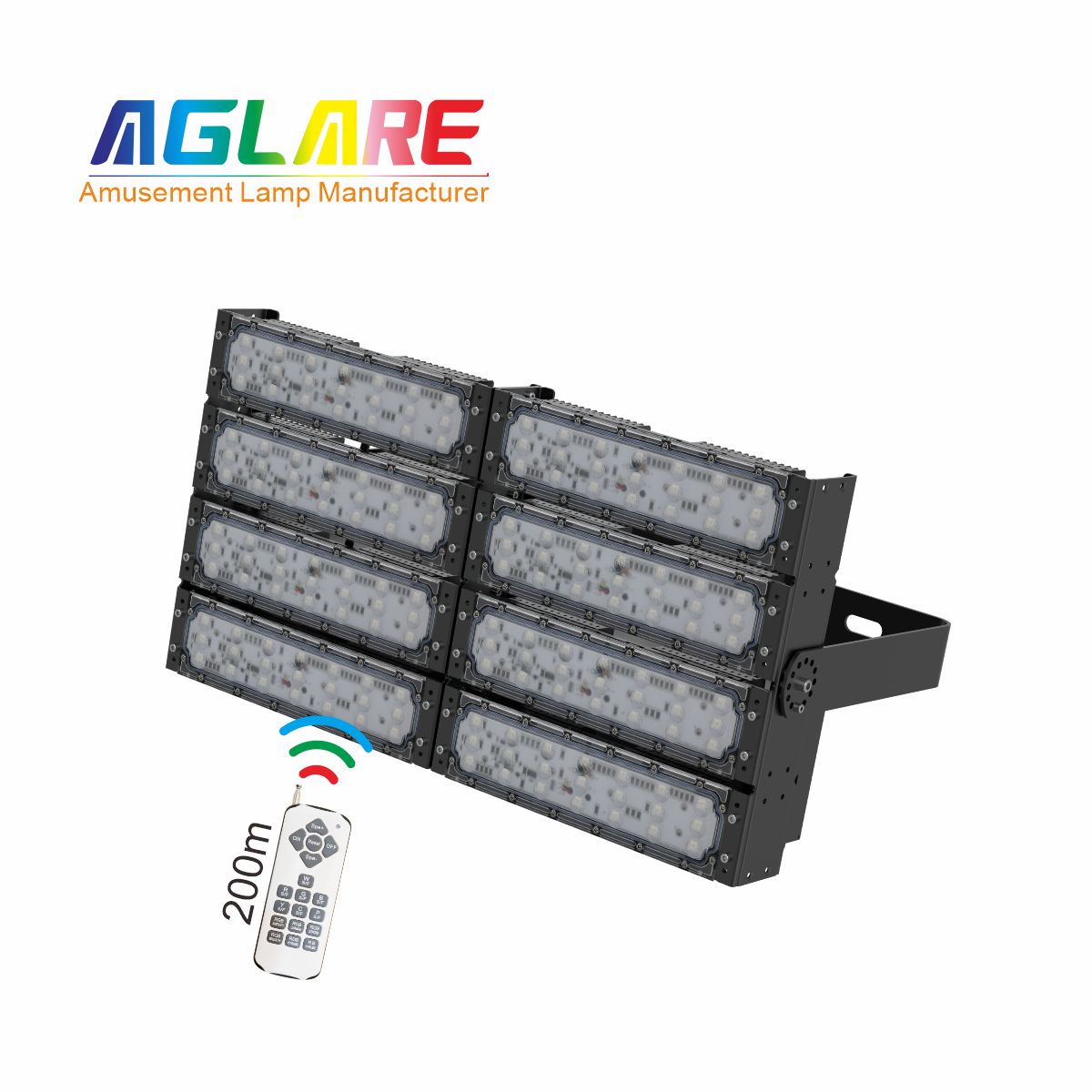 400WLED彩色投光灯泛光灯,变色户表射灯带？仄