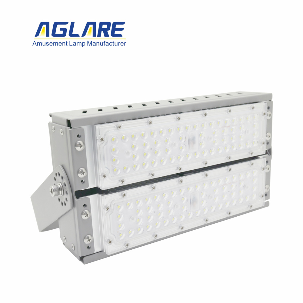 LED投光灯体育馆隧路泛光灯100w球场模组照明灯